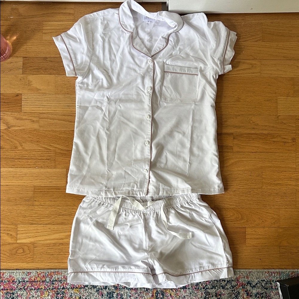White Women's Pajama Set